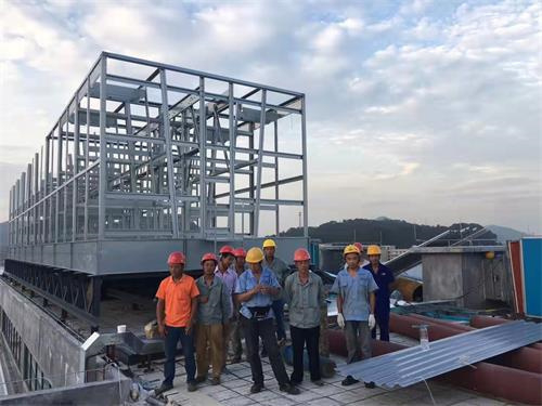 圓形工業冷卻塔的工作過程(西安圓形工業冷卻塔選型)